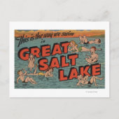 Great Salt Lake, UtahThe Way We SwimUtah Briefkaart (Voorkant)