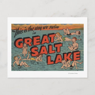 Great Salt Lake, UtahThe Way We SwimUtah Briefkaart