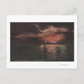 Great Salt Lake, UTSunset Scene op Lake Uitzicht Briefkaart (Voorkant)
