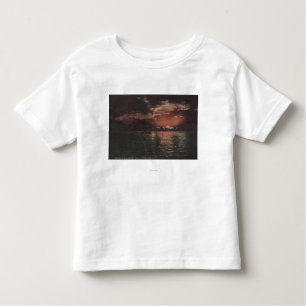 Great Salt Lake, UTSunset Scene op Lake Uitzicht Kinder Shirts