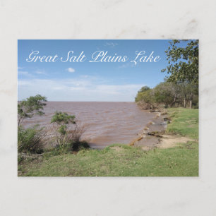 Great Salt Plains Lake, Oklahoma Briefkaart