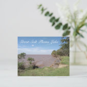 Great Salt Plains Lake, Oklahoma Briefkaart (Staand voorkant)