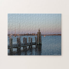 Great Salt Pond bij Block Island, Rhode Island Legpuzzel