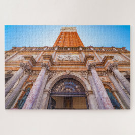 Great San Marco Basilica bell tower, Venetië, Ital Legpuzzel