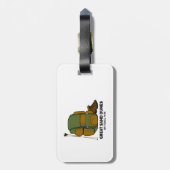 Great Sand Dunes National Park Backpack Bagagelabel (Achterkant verticaal)