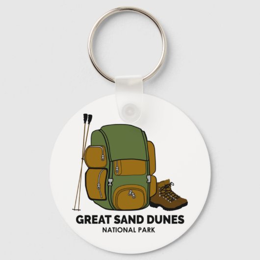 Great Sand Dunes National Park Backpack Sleutelhanger (Voorkant)