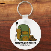 Great Sand Dunes National Park Backpack Sleutelhanger (Voorkant)