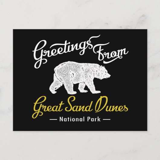Great Sand Dunes National Park Beer Briefkaart (Voorkant)