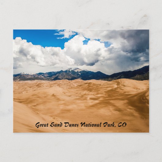 Great Sand Dunes National Park, CO Briefkaart (Voorkant)