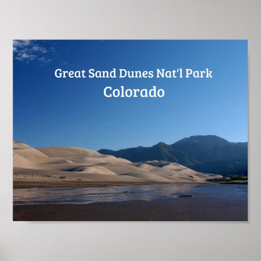 Great Sand Dunes National Park, CO Poster (Voorkant)