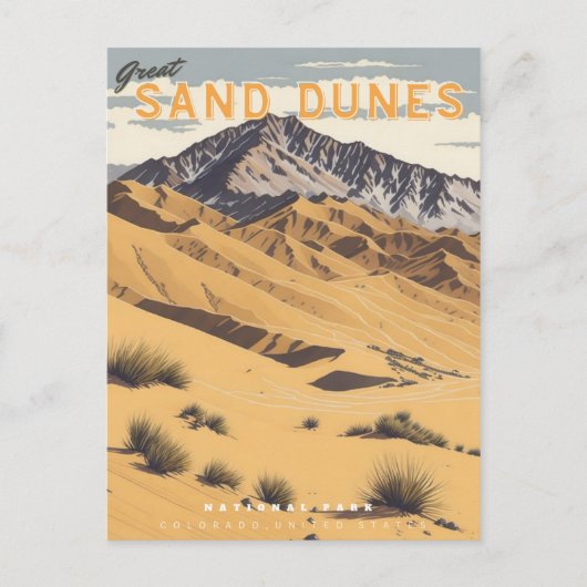 Great Sand Dunes National Park, Colorado Briefkaar Briefkaart (Voorkant)