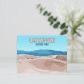Great Sand Dunes National Park Colorado Briefkaart (Staand voorkant)
