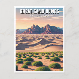 Great Sand Dunes National Park Colorado Briefkaart