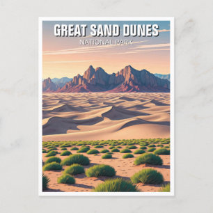 Great Sand Dunes National Park Colorado Briefkaart