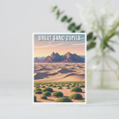 Great Sand Dunes National Park Colorado Briefkaart (Staand voorkant)