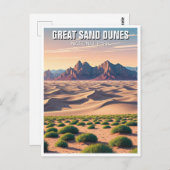 Great Sand Dunes National Park Colorado Briefkaart (Voorkant / Achterkant)