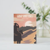 Great Sand Dunes National Park Colorado  Briefkaart (Staand voorkant)