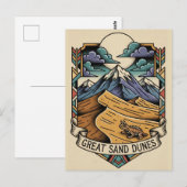 Great Sand Dunes National Park Colorado Briefkaart (Voorkant / Achterkant)