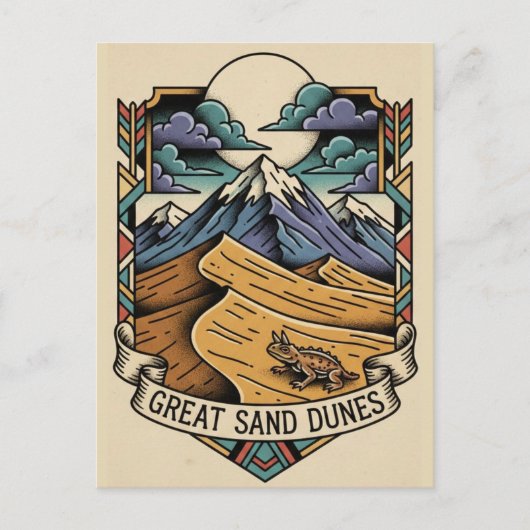 Great Sand Dunes National Park Colorado Briefkaart (Voorkant)