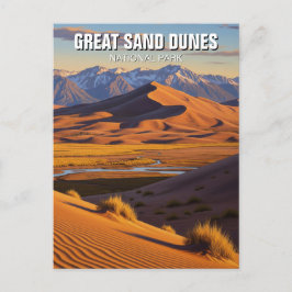 Great Sand Dunes National Park Colorado Briefkaart