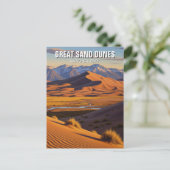 Great Sand Dunes National Park Colorado Briefkaart (Staand voorkant)