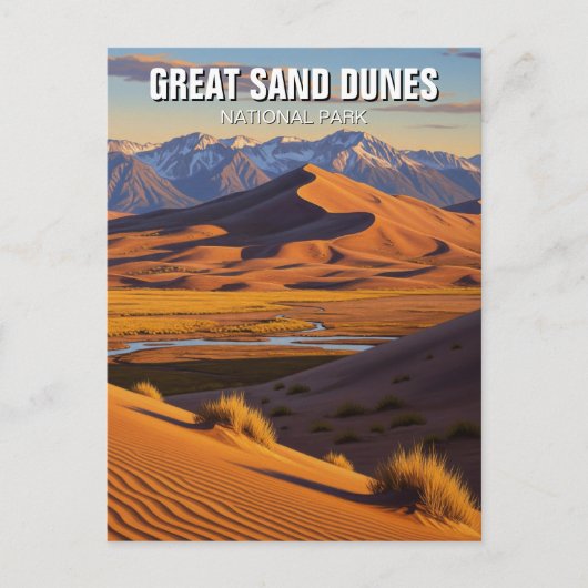 Great Sand Dunes National Park Colorado Briefkaart (Voorkant)