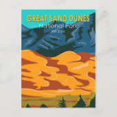 Great Sand Dunes National Park Colorado  Briefkaart (Voorkant)