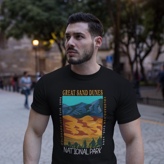 Great Sand Dunes National Park Colorado Distress T-shirt