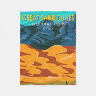 Great Sand Dunes National Park Colorado  Fleece Deken