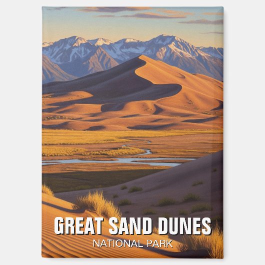 Great Sand Dunes National Park Colorado Magneet (Voorkant)