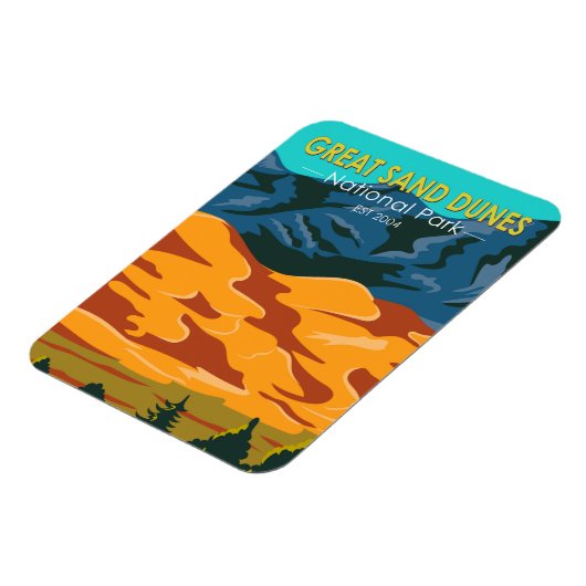 Great Sand Dunes National Park Colorado  Magneet (Linkerzijde)