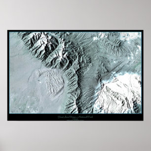 Great Sand Dunes National Park, Colorado-satelliet Poster