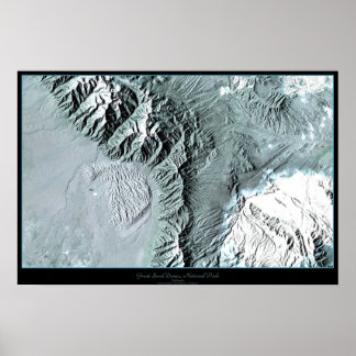 Great Sand Dunes National Park, Colorado-satelliet Poster