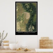 Great Sand Dunes National Park Colorado Satellite Poster (Keuken)