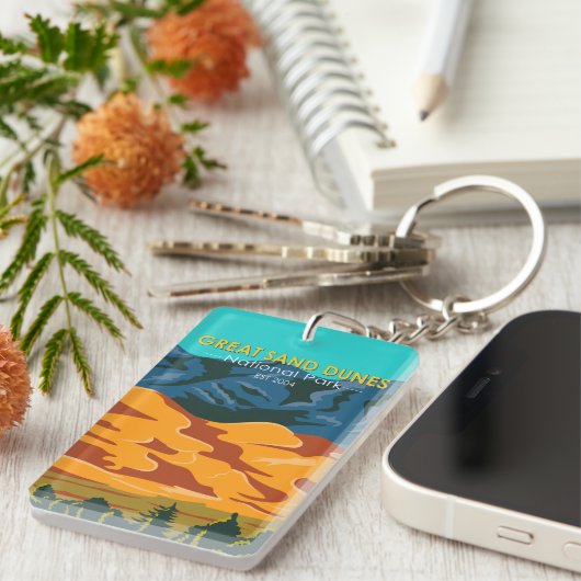 Great Sand Dunes National Park Colorado  Sleutelhanger (Voorkant Rechts)