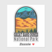 Great Sand Dunes National Park Colorado  Sticker (Vel)
