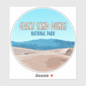 Great Sand Dunes National Park Colorado Sticker (Vel)