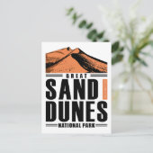 Great Sand Dunes National Park Colorado Uitnodiging Briefkaart (Staand voorkant)