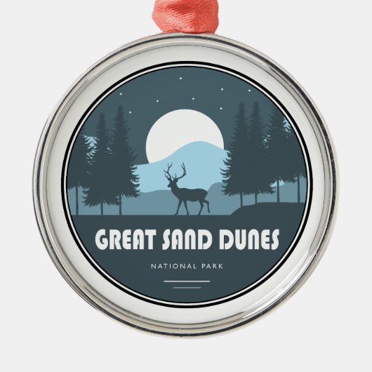 Great Sand Dunes National Park Deer Metalen Ornament (Voorkant)