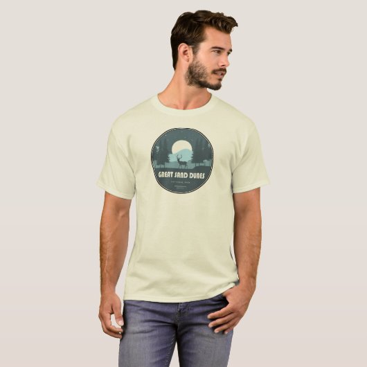 Great Sand Dunes National Park Deer T-shirt (Voorkant volledig)