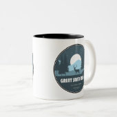 Great Sand Dunes National Park Deer Tweekleurige Koffiemok (Voorkant rechts)