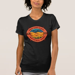 Great Sand Dunes National Park Retro Compass T-shirt