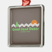 Great Sand Dunes National Park Retro Metalen Ornament (Links)