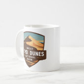 Great Sand Dunes National Park Travel Badge Koffiemok (Voorkant links)