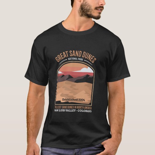 Great Sand Dunes National Park US  T-shirt (Voorkant)