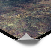 Great Sandy Desert Scars Australië Poster (Hoek)