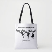 Great Scientist Quotation en Monkeys Tote Bag (Voorkant)