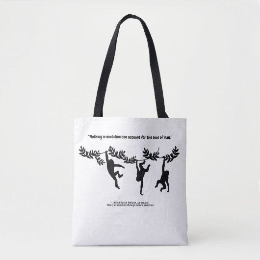 Great Scientist Quotation en Monkeys Tote Bag (Voorkant)