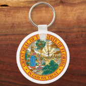 Great Seal Of Florida Sleutelhanger (Achterkant)