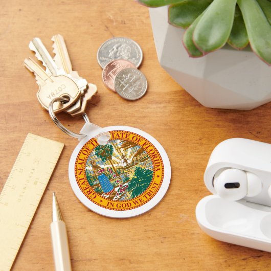 Great Seal Of Florida Sleutelhanger (Bureau)